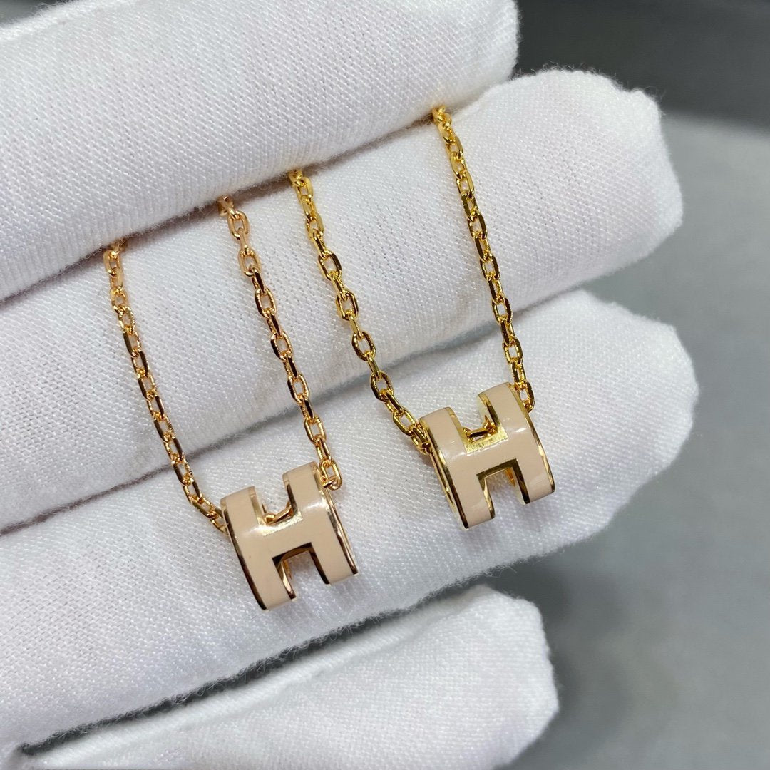 [Amore]MINI POP H NECKLACE