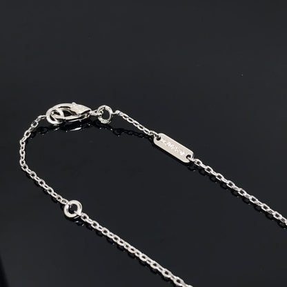 [Amore]CLOVER PIETERSITE SILVER LONG NECKLACE