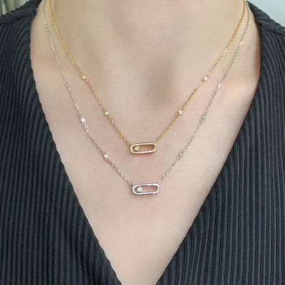[Amore]MOVE UNO DIAMOND NECKLACE