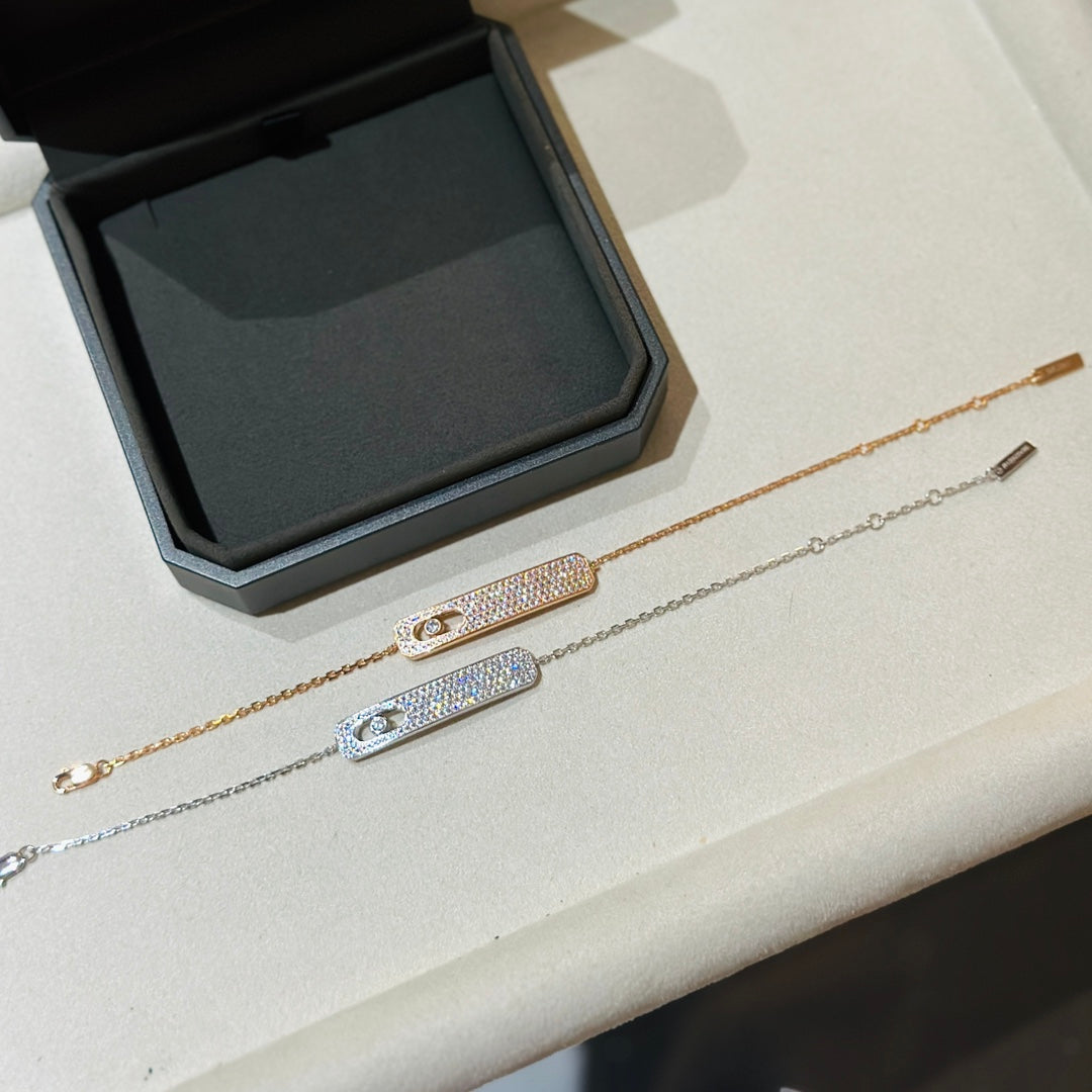 [Amore]MOVE CLASSIQUE DIAMOND PAVED BRACELET