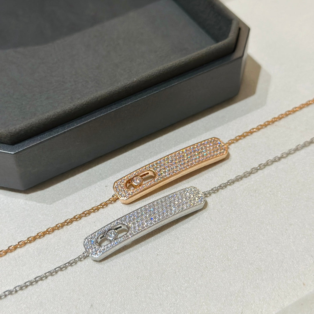 [Amore]MOVE CLASSIQUE DIAMOND PAVED BRACELET