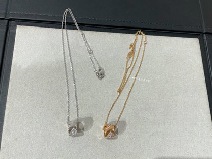 [Amore]LIENS EVIDENCE DIAMOND PAVED NECKLACE