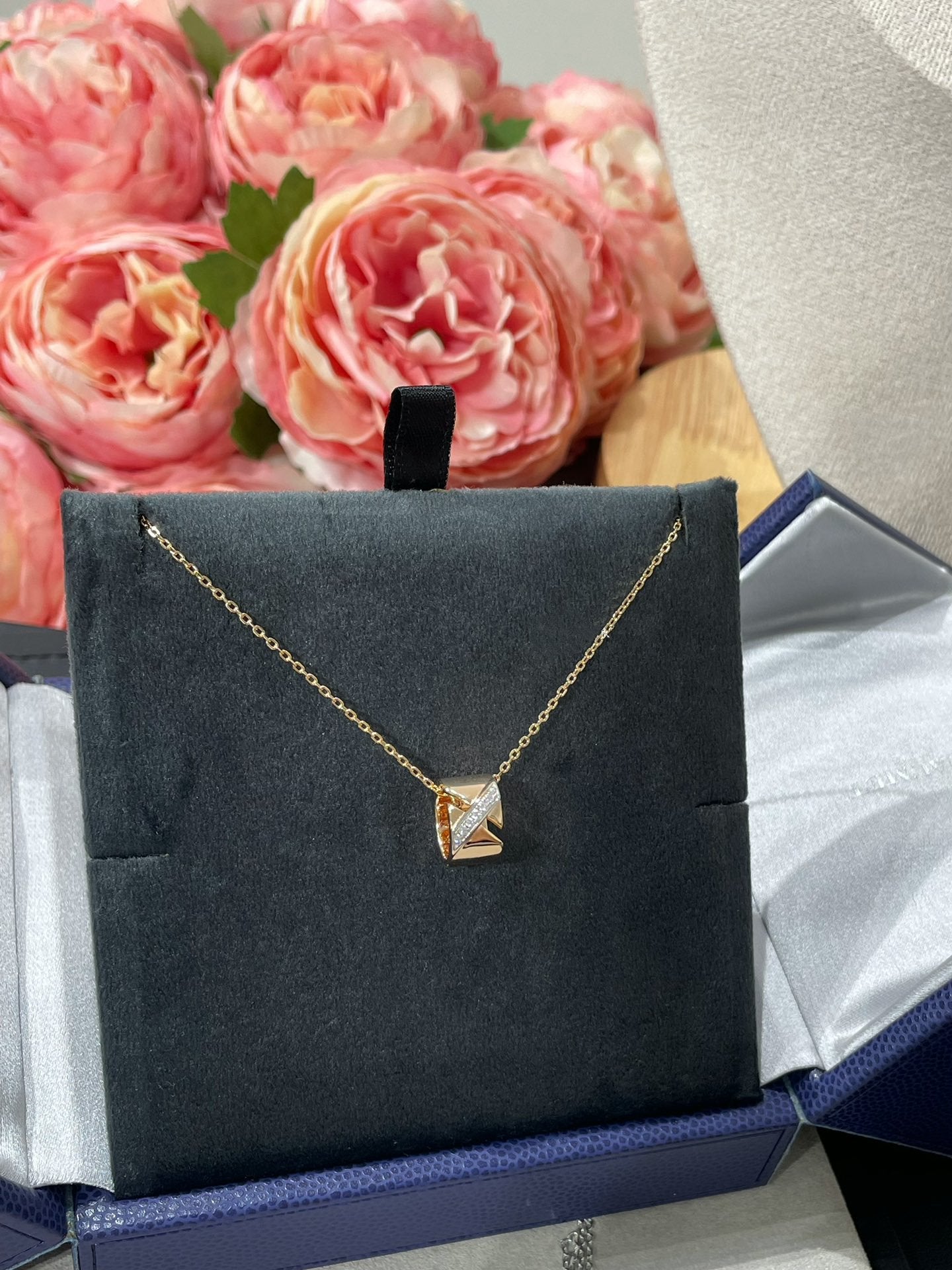 [Amore]LIENS EVIDENCE DIAMOND NECKLACE