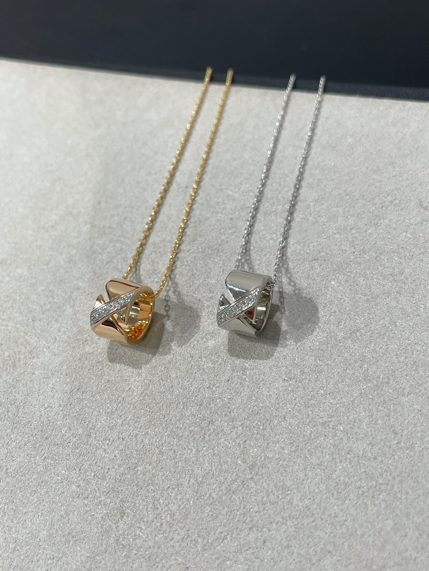 [Amore]LIENS EVIDENCE DIAMOND NECKLACE