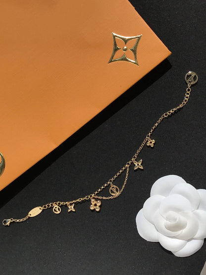[Amore]BLOOMING PINK GOLD MOP BRACELET