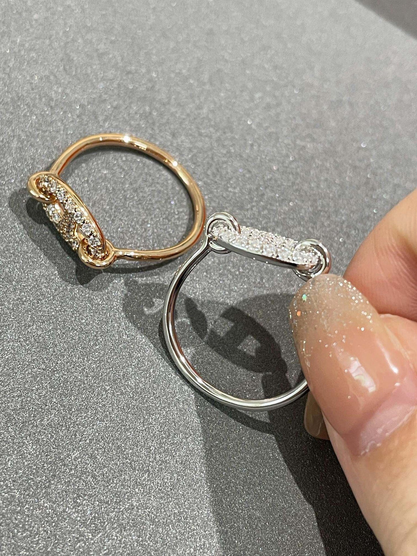 [Amore]RONDE SMALL DIAMOND RING