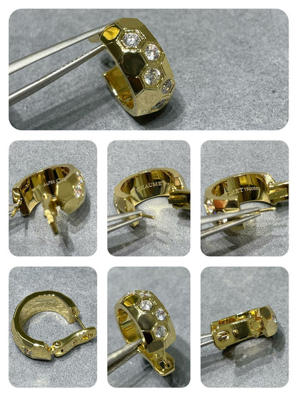[Amore]BEE LOVE DIAMOND HOOP EARRINGS