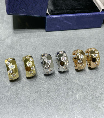 [Amore]BEE LOVE DIAMOND HOOP EARRINGS