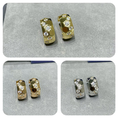 [Amore]BEE LOVE DIAMOND HOOP EARRINGS