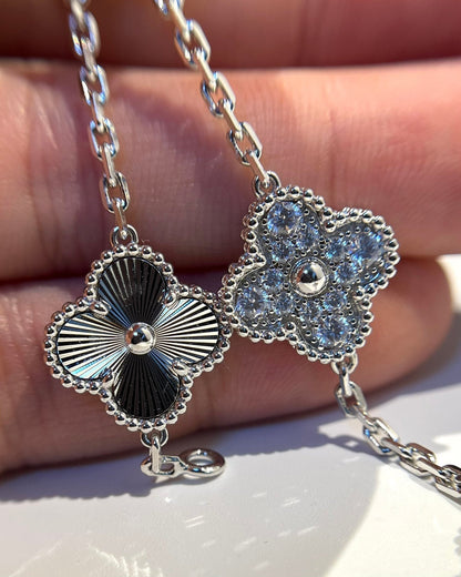 [Amore] CLOVER 5 MOTIF LASER BRACELET COLLECTION
