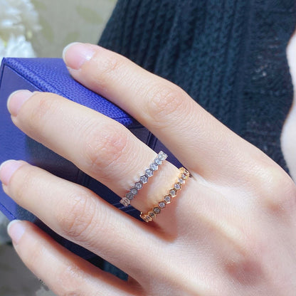 [Amore]BEE LOVE DIAMOND PAVED SMALL RING