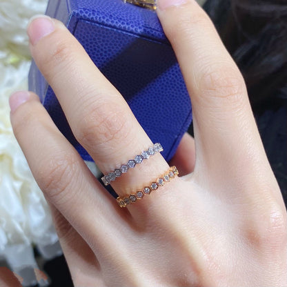 [Amore]BEE LOVE DIAMOND PAVED SMALL RING