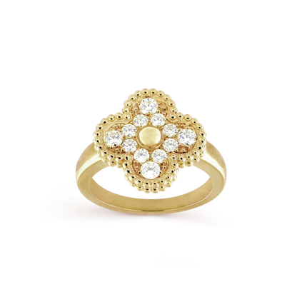 [Amore]CLOVER DIAMOND RING