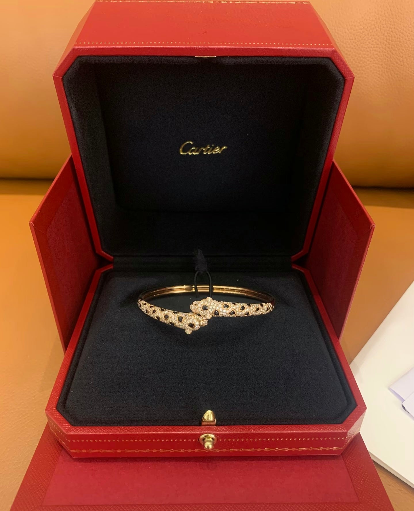 [Amore]Cheetah Collection Large Diamond Bracelet