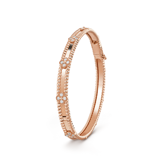 [Amore]CLOVER BRACELET 4MM DIAMONDS
