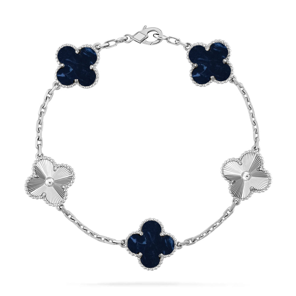 [Amore]CLOVER 5 MOTIF PIETERSITE BRACELET COLLECTION