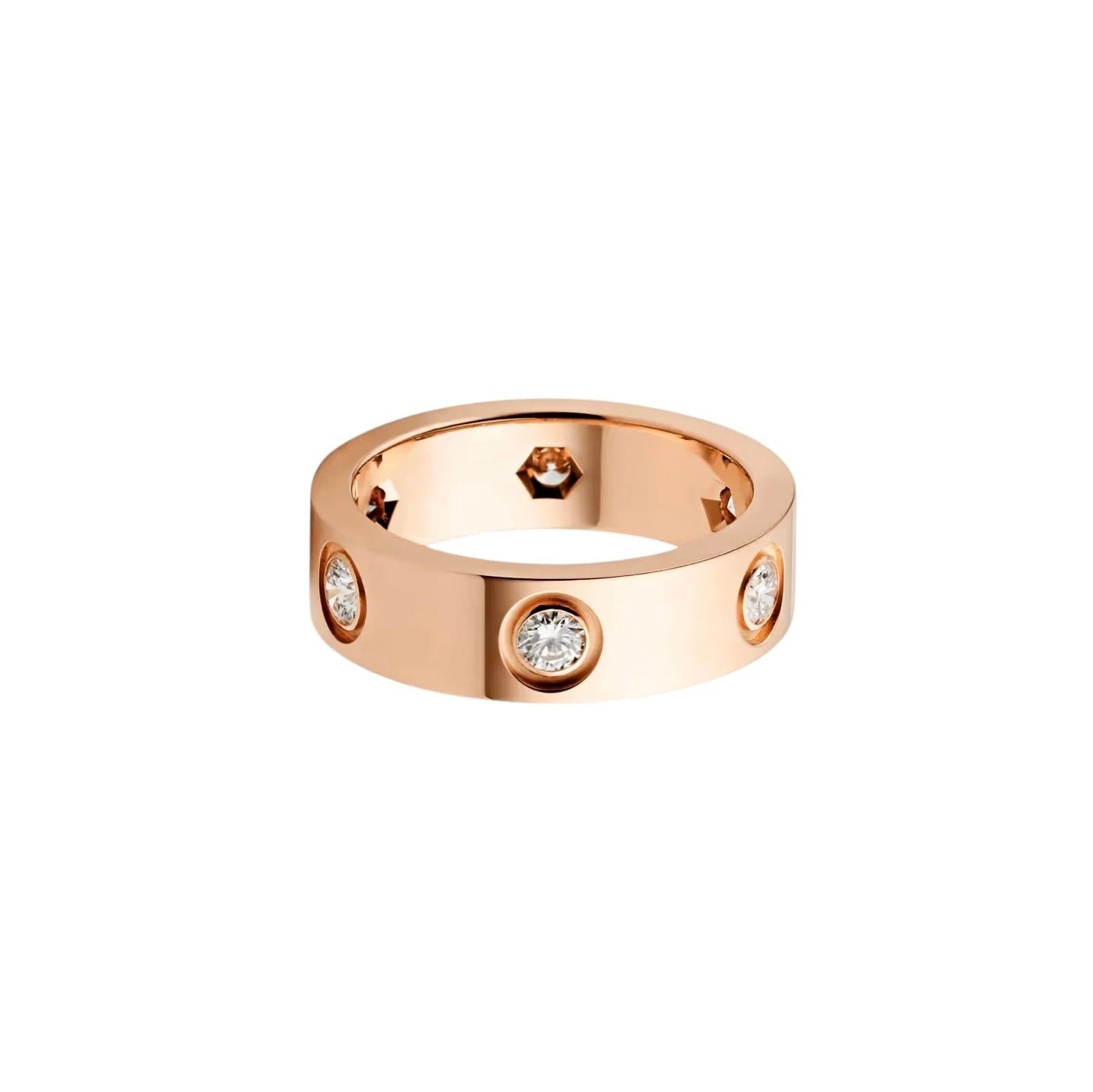 [Amore]LOVE 5.5MM 6 DIAMOND RING