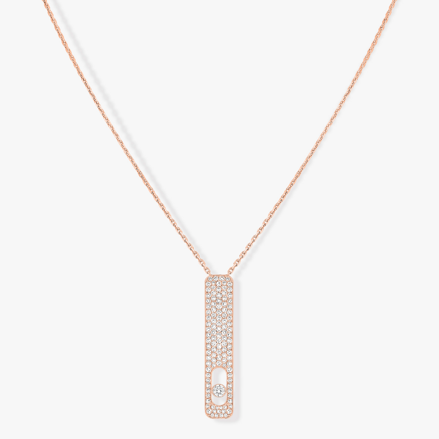 [Amore]MY FIRST DIAMOND PAVED NECKLACE