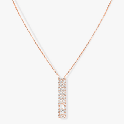 [Amore]MY FIRST DIAMOND PAVED NECKLACE