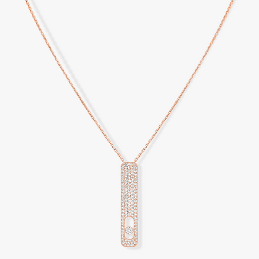 [Amore]MY FIRST DIAMOND PAVED NECKLACE