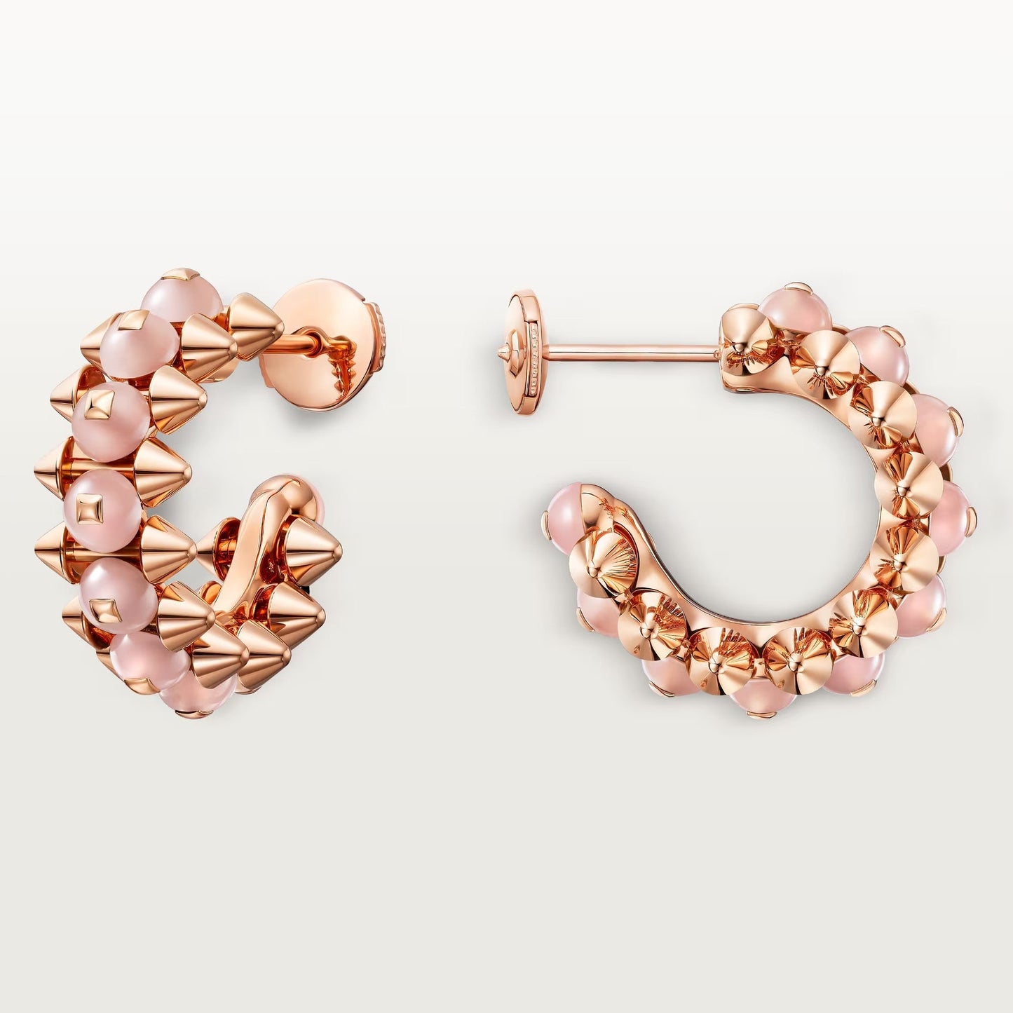 [Amore]CLASH 7.9MM AGATE CHALCEDONY EARRINGS