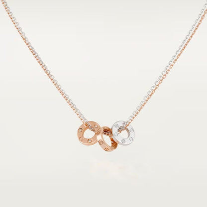 [Amore]LOVE 6 DIAMOND PENDANT NECKLACE