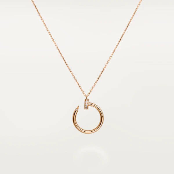 [Amore]JUSTE NECKLACE PINK GOLD