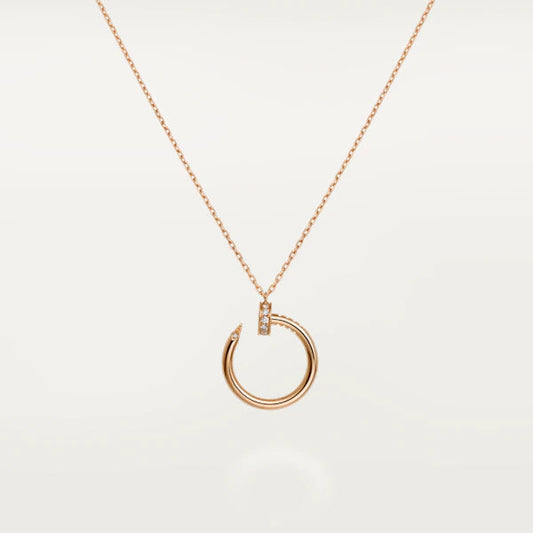 [Amore]JUSTE NECKLACE PINK GOLD