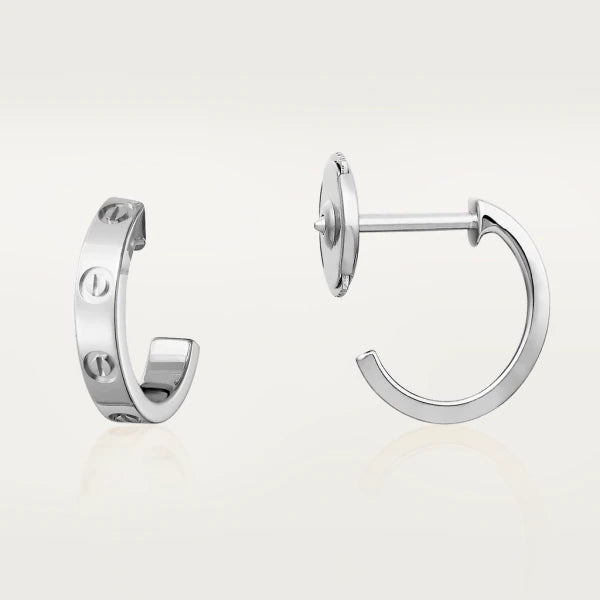 [Amore]LOVE EARRINGS 2.65MM SILVER