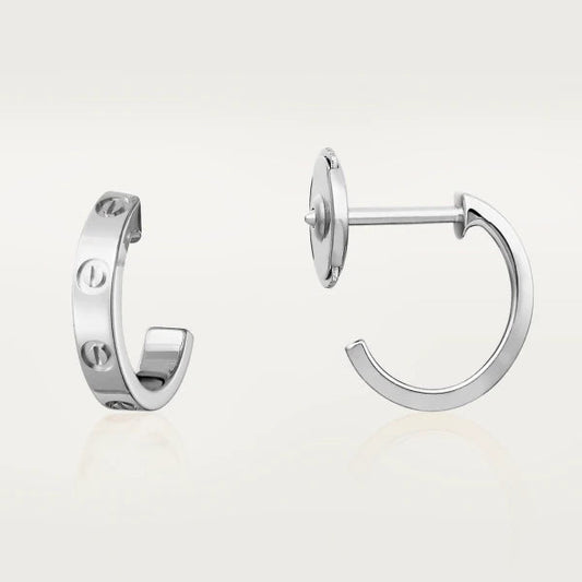 [Amore]LOVE EARRINGS 2.65MM SILVER