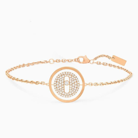 [Amore]LUCKY MOVE DIAMOND PAVED BRACELET