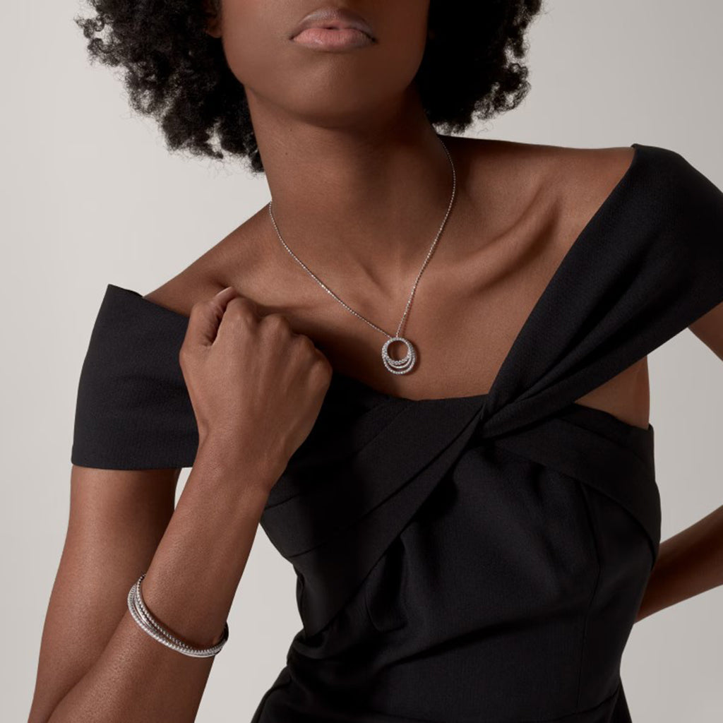 [Amore]ETINCELLE  FULL DIAMOND NECKLACE