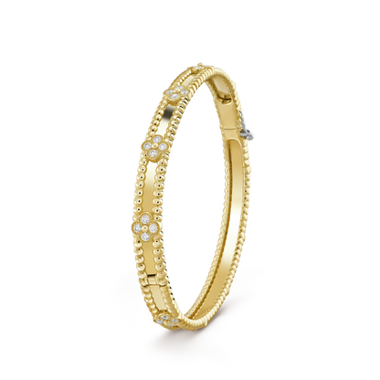 [Amore]CLOVER BRACELET 4MM DIAMONDS
