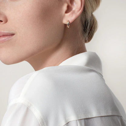 [Amore]TRINITY ON DIAMOND MINI EARRINGS