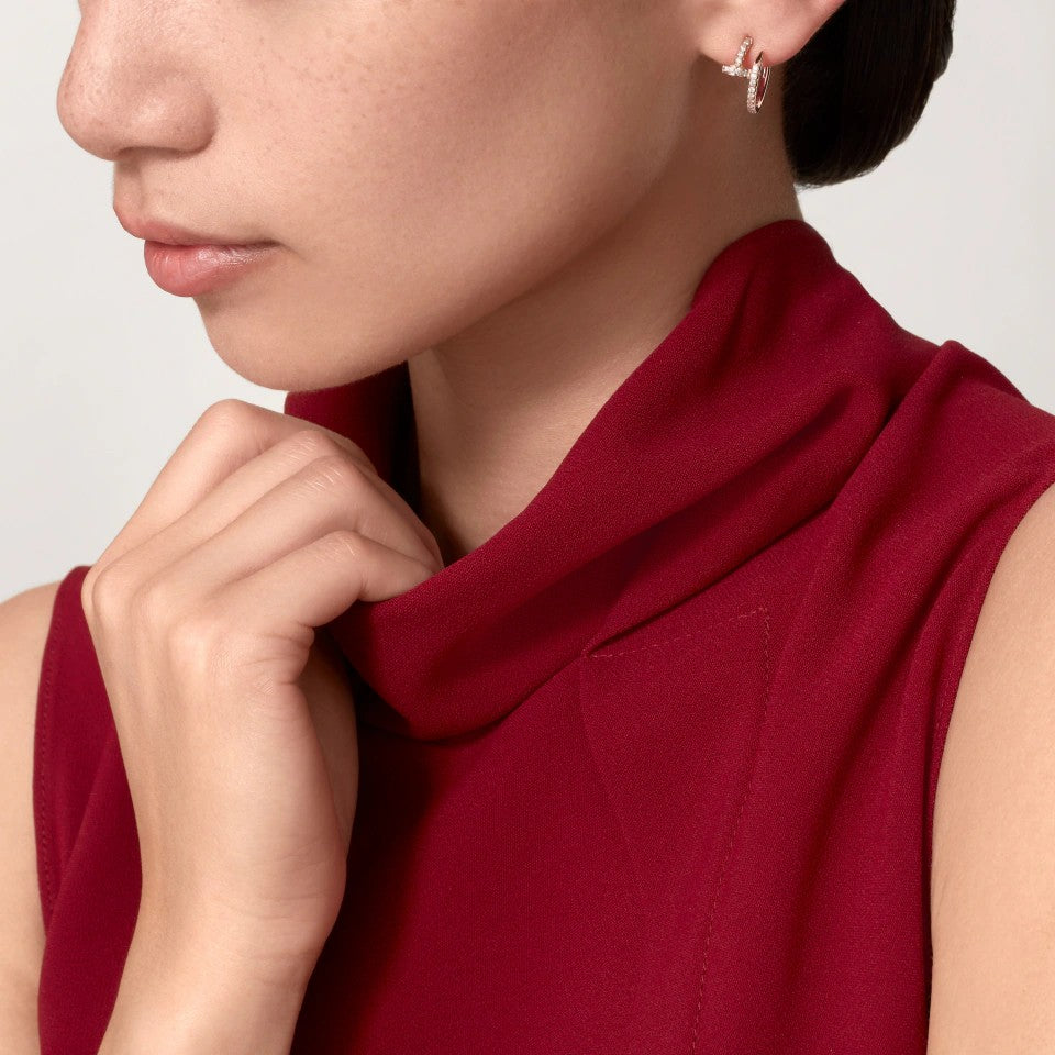 [Amore]JUSTE FULL DIAMOND SMALL EARRINGS