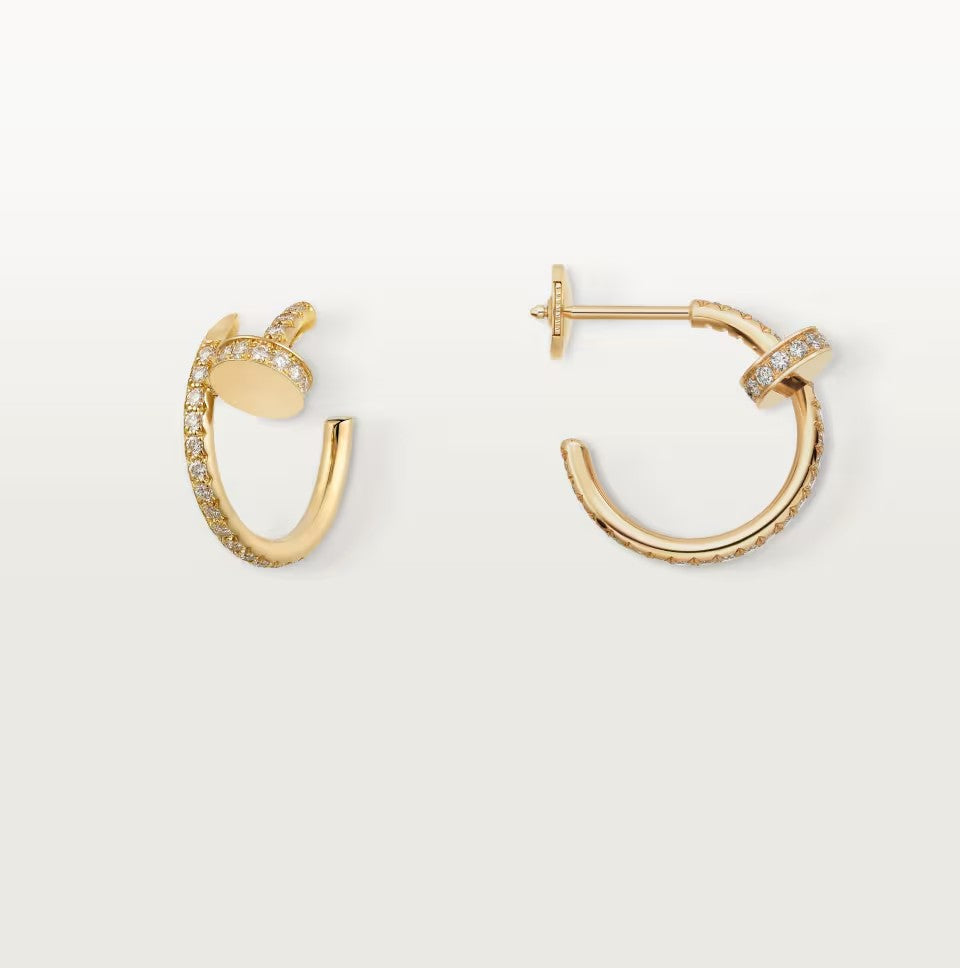 [Amore]JUSTE FULL DIAMOND SMALL EARRINGS