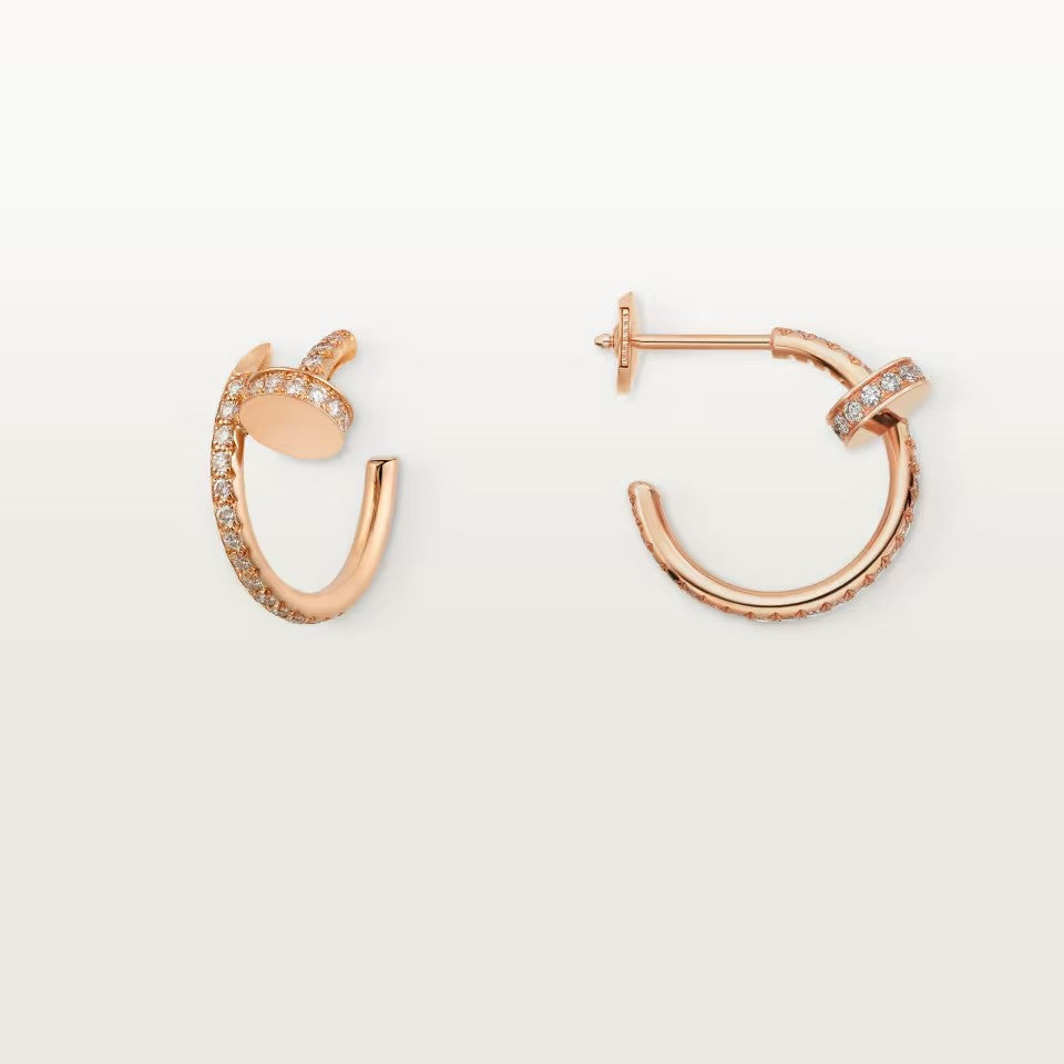 [Amore]JUSTE FULL DIAMOND SMALL EARRINGS