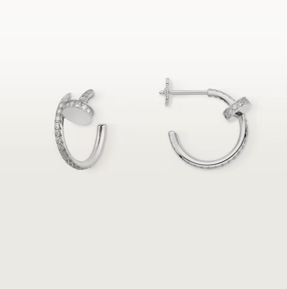 [Amore]JUSTE FULL DIAMOND SMALL EARRINGS