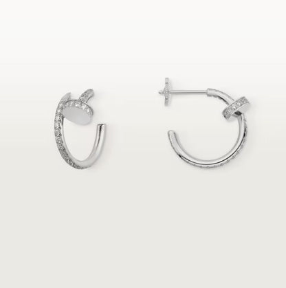 [Amore]JUSTE FULL DIAMOND SMALL EARRINGS