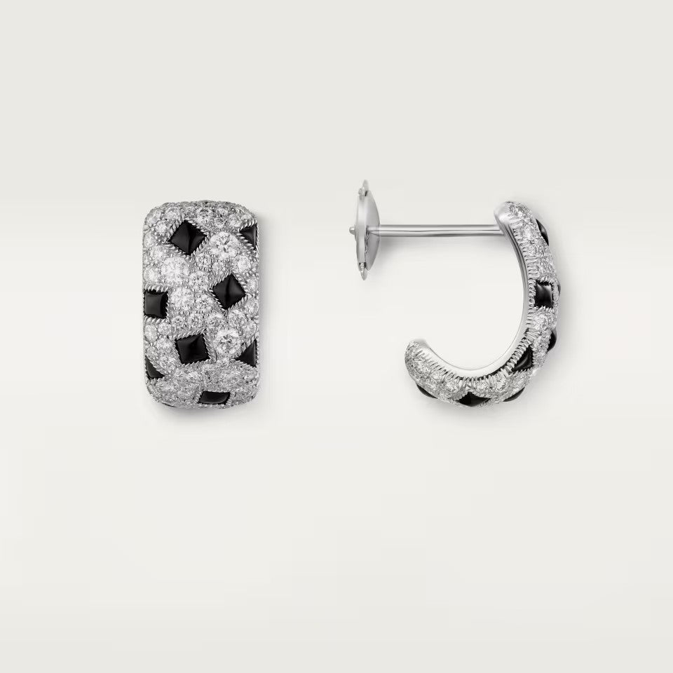 [Amore]PANTHERE MINI FULL DIAMOND EARRINGS
