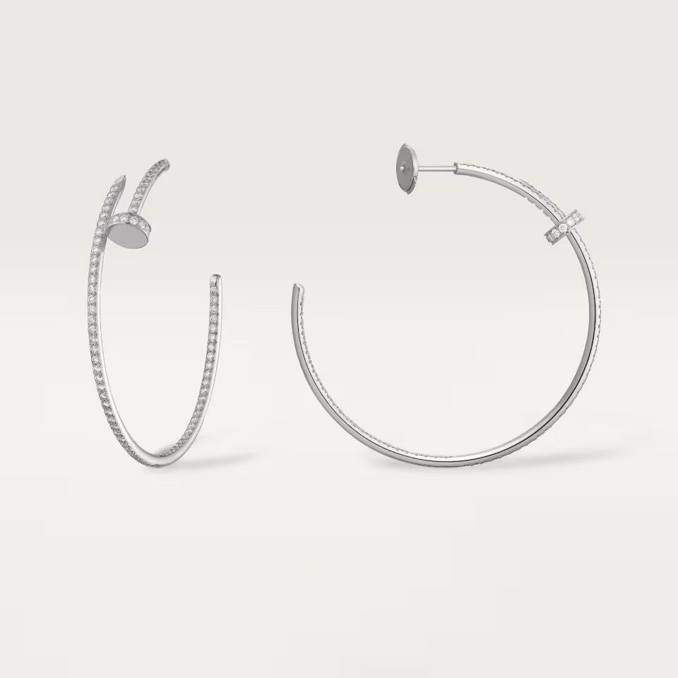 [Amore]JUSTE FULL DIAMOND LARGE EARRINGS