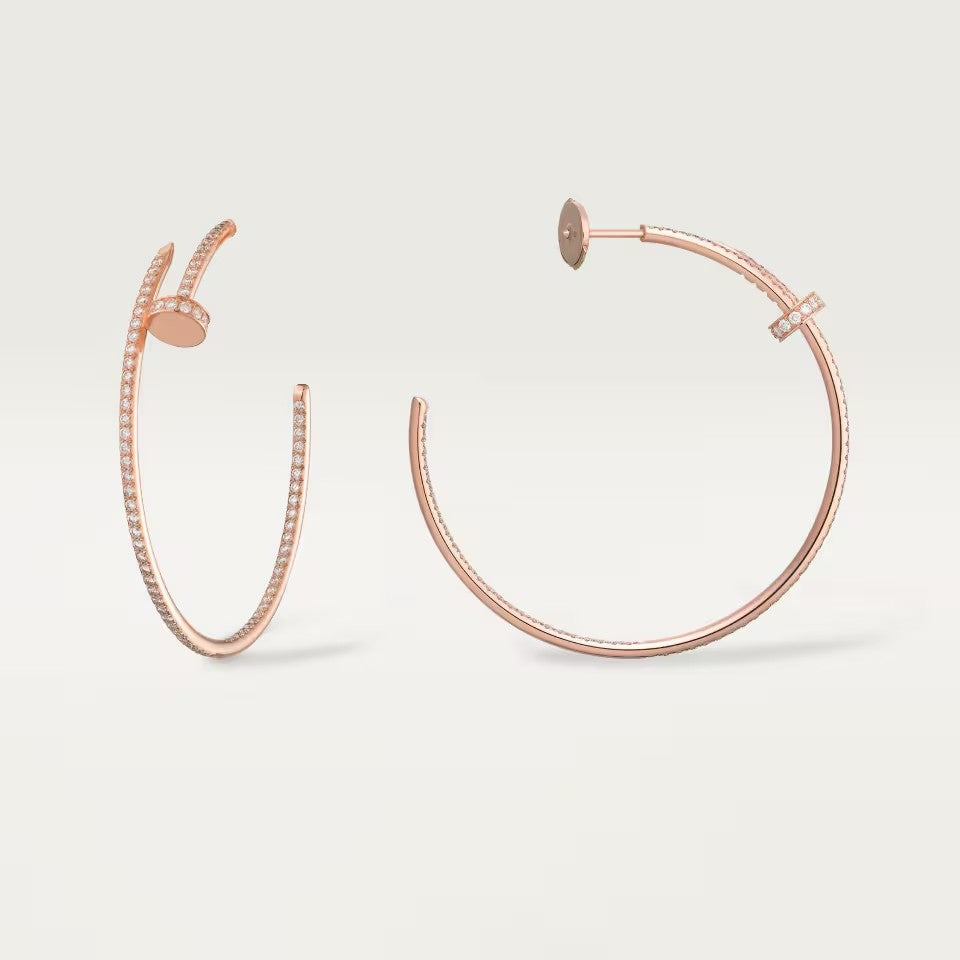 [Amore]JUSTE FULL DIAMOND LARGE EARRINGS