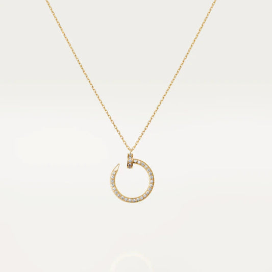 [Amore]JUSTE NECKLACE GOLD DIAMONDS