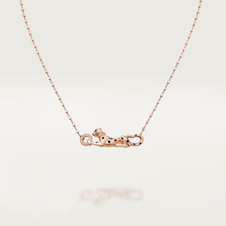 [Amore]PANTHERE FULL DIAMOND NECKLACE