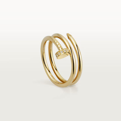 [Amore]JUSTE RING 4.8MM HALF DIAMOND