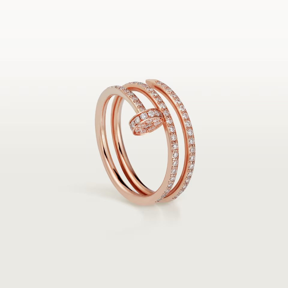 [Amore]JUSTE RING 4.8MM FULL DIAMOND