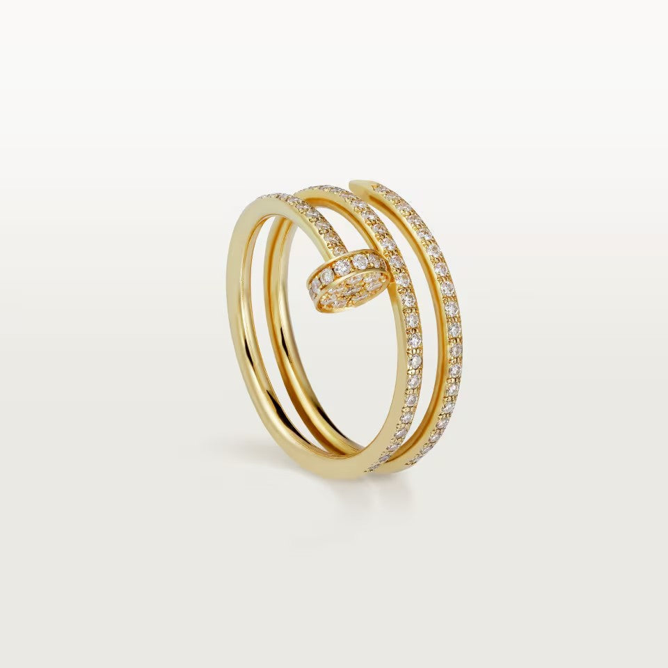 [Amore]JUSTE RING 4.8MM FULL DIAMOND