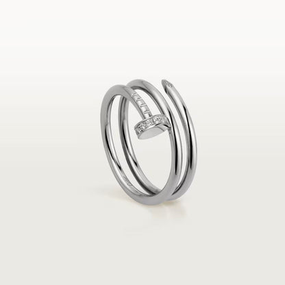 [Amore]JUSTE RING 4.8MM HALF DIAMOND