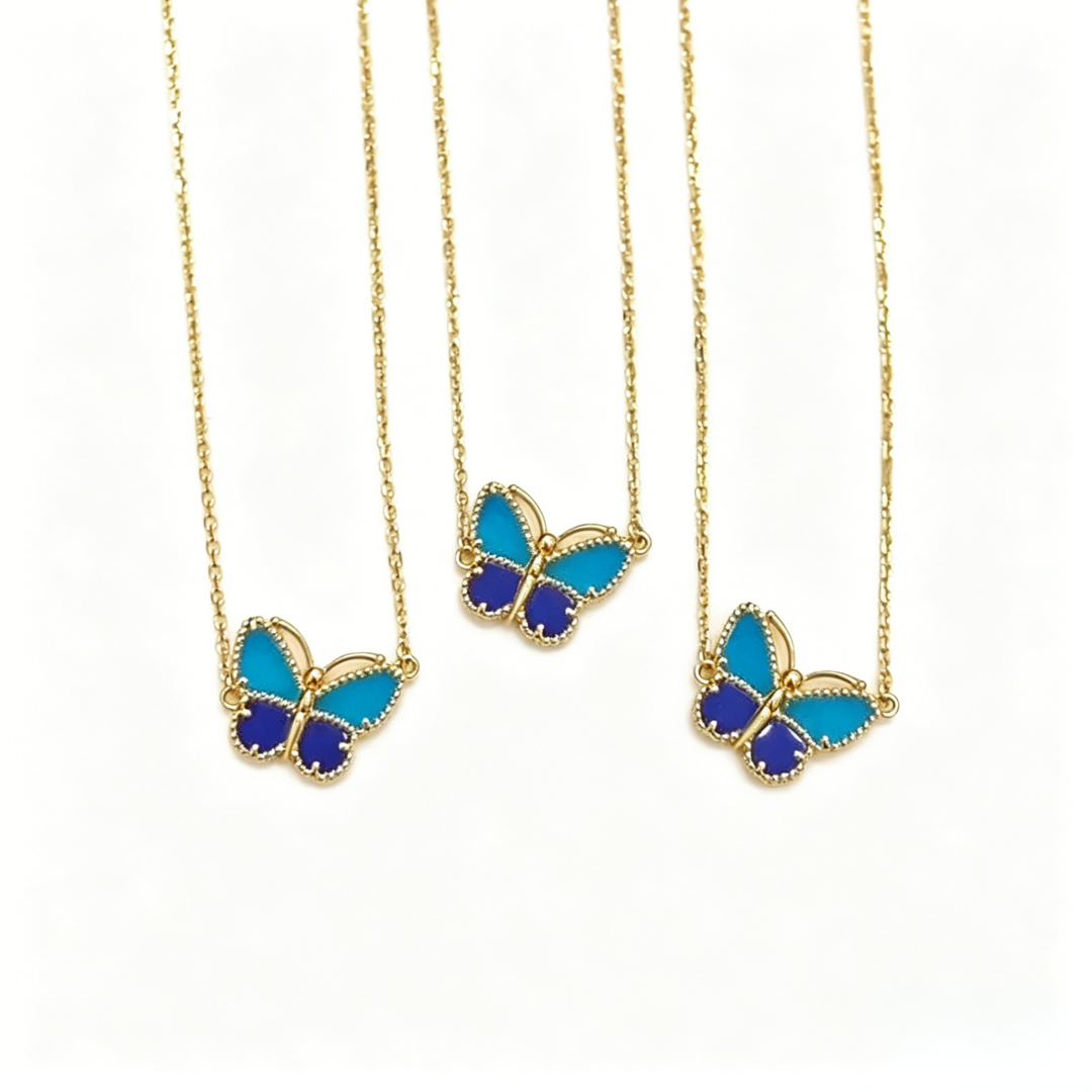 [Amore] 2026 NEW LUCKY BUTTERFLY 1 MOTIFS NECKLACE