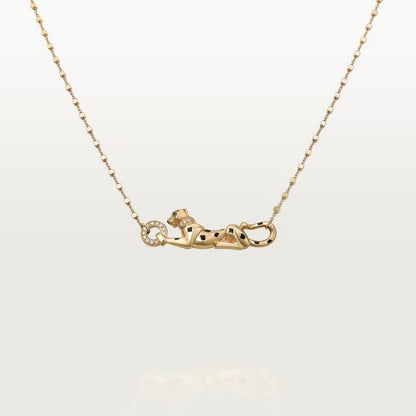 [Amore]PANTHERE FULL DIAMOND NECKLACE
